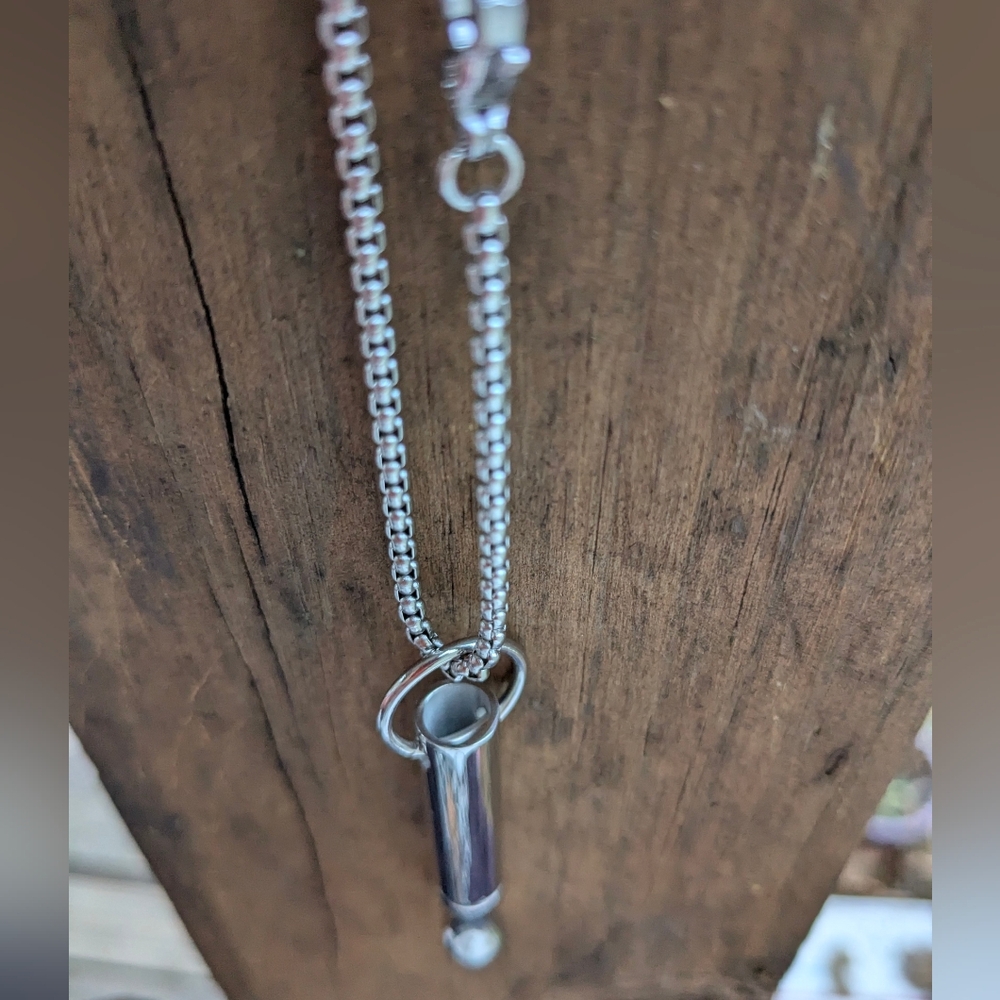 Unisex Stainless Calm Breathing Necklace - Picture 7 of 16